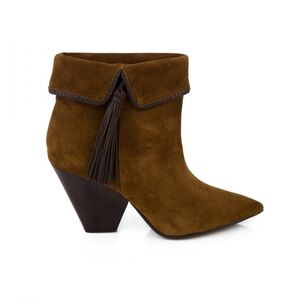 Lola Cruz Brown Suede Maria Boots